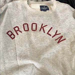 Long sleeve cropped Crew